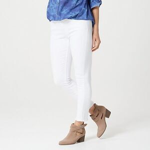 NWOT JEN7 by 7FAM Cropped Skinny Frayed Hem Jeans 16